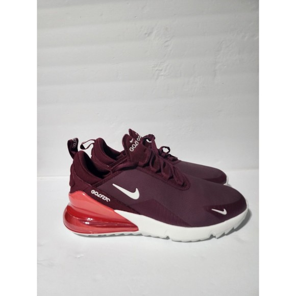Nike Air Max 270 Golf, Dark Beetroot/Pink Salt | Size 11.5 Men\'s CK6483-600